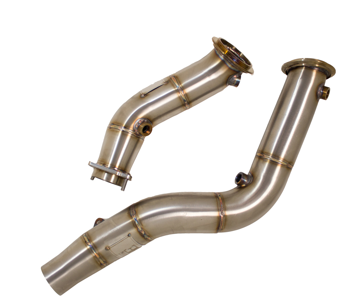 Evolution Racewerks BMW S55 M3/M4 catless downpipes. ER S55 DP Made in the US